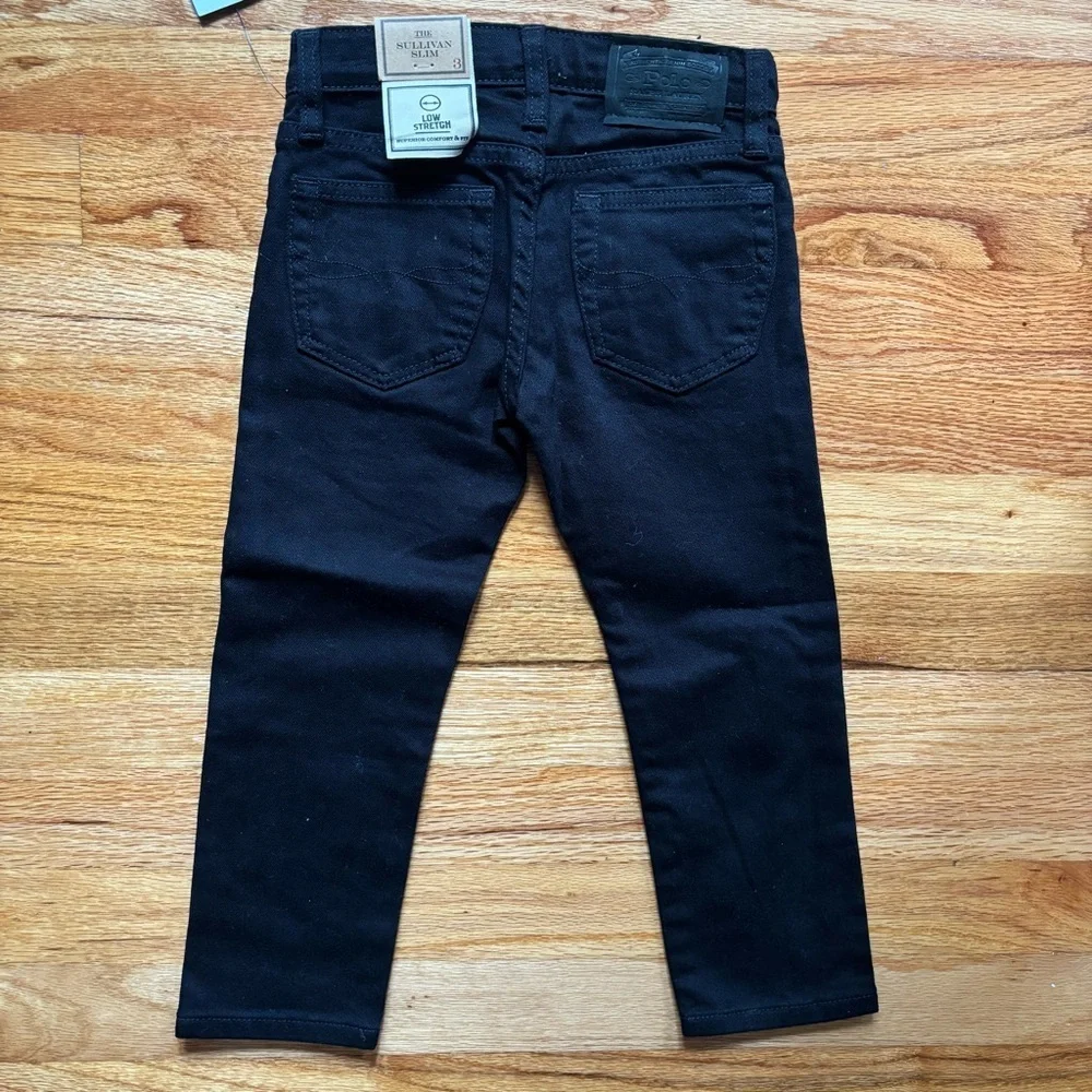 Polo by Ralph Lauren Toddler Kids Black Jeans Sz 3 Denim
